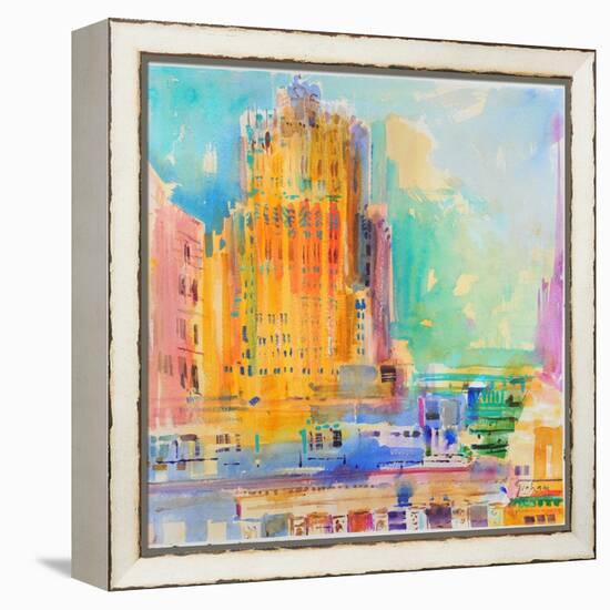 The Shell Building, San Francisco-Peter Graham-Framed Premier Image Canvas