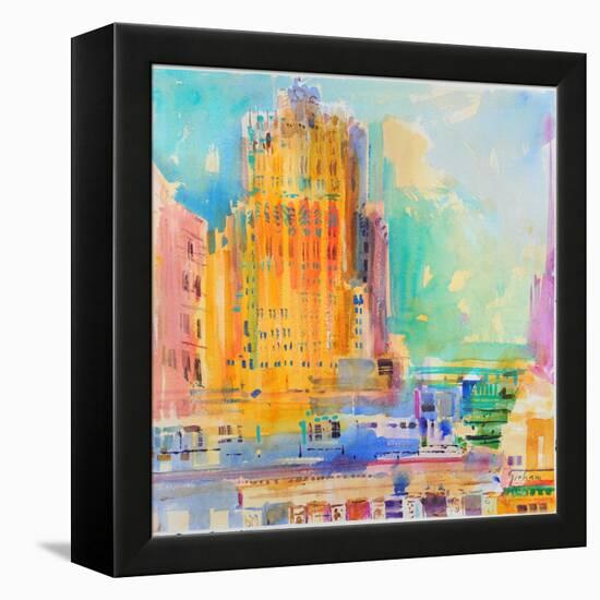 The Shell Building, San Francisco-Peter Graham-Framed Premier Image Canvas