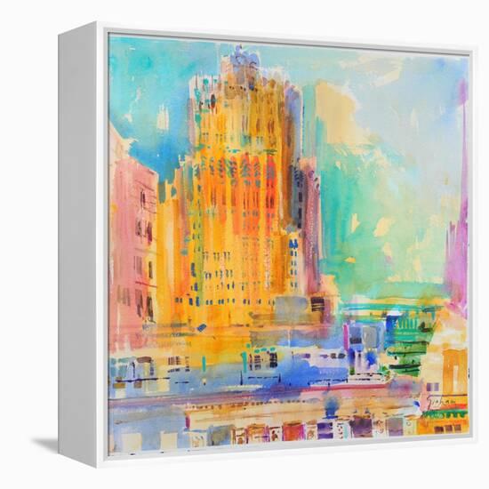 The Shell Building, San Francisco-Peter Graham-Framed Premier Image Canvas