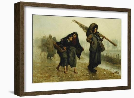 The Shell Collectors-Jacques Eugene Feyen-Framed Giclee Print