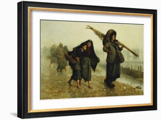 The Shell Collectors-Jacques Eugene Feyen-Framed Giclee Print