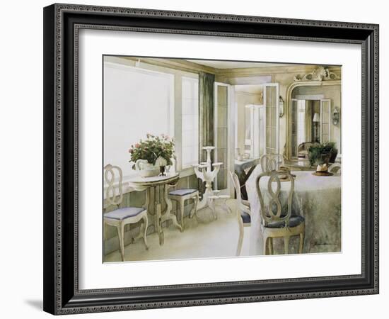 The Shell Mirror-Zhen-Huan Lu-Framed Giclee Print