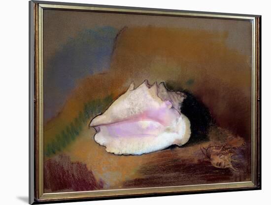 The Shell. Pastel Painting by Odilon Redon (1840-1916), 1912. Dim: 0.51 X 0.57. Paris, Musee D'orsa-Odilon Redon-Mounted Giclee Print