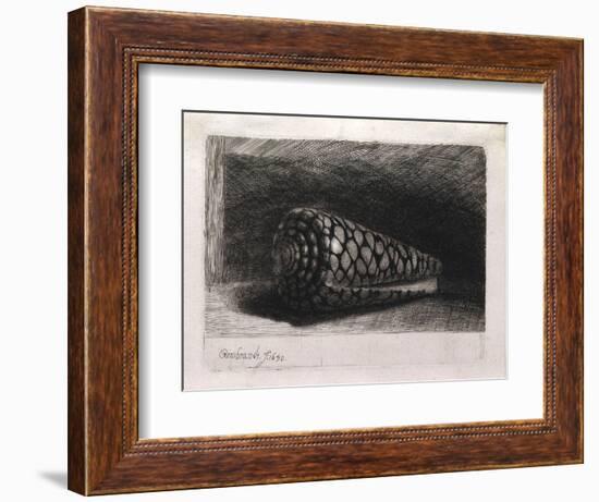 The Shell-Rembrandt van Rijn-Framed Giclee Print