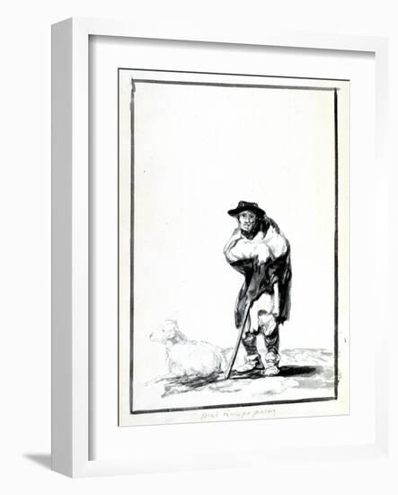 The Shepherd, C1760-1820-Francisco de Goya-Framed Giclee Print