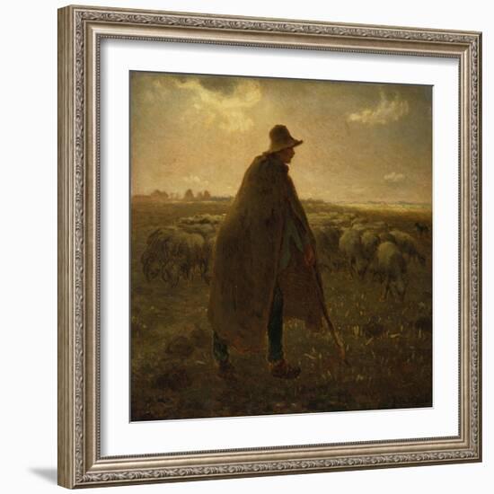 The Shepherd, Circa 1858-1862-Leon Bakst-Framed Giclee Print