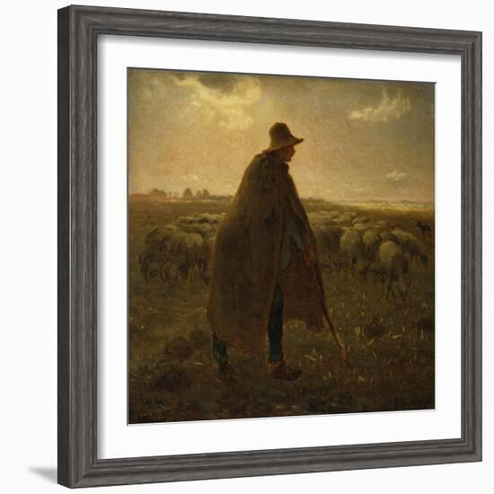 The Shepherd, Circa 1858-1862-Leon Bakst-Framed Giclee Print