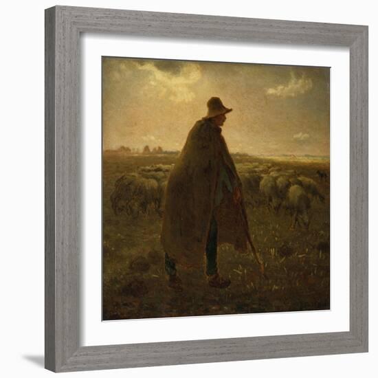 The Shepherd, Circa 1858-1862-Leon Bakst-Framed Giclee Print