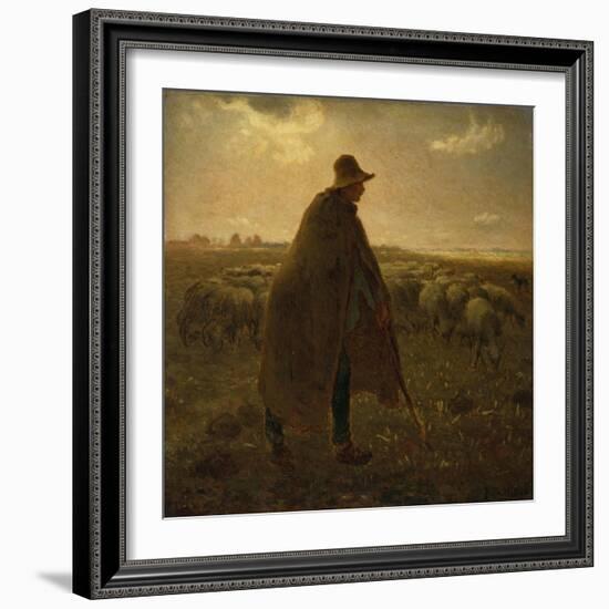 The Shepherd, Circa 1858-1862-Leon Bakst-Framed Giclee Print