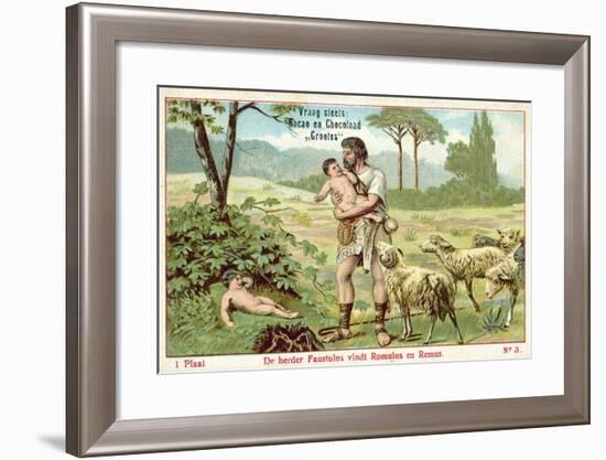 The Shepherd Faustulus Finds Romulus and Remus-null-Framed Giclee Print