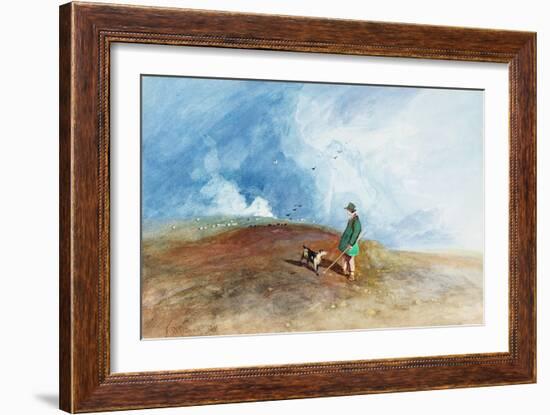 The Shepherd on the Hill, 1831-John Sell Cotman-Framed Giclee Print