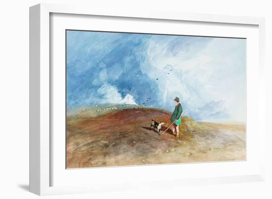 The Shepherd on the Hill, 1831-John Sell Cotman-Framed Giclee Print