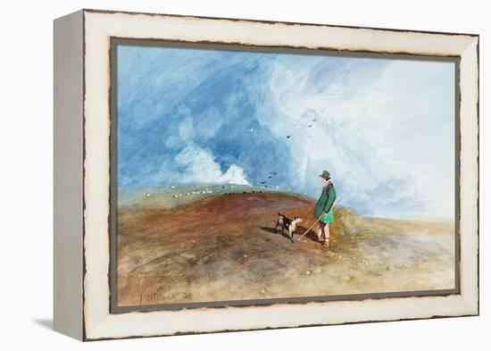 The Shepherd on the Hill, 1831-John Sell Cotman-Framed Premier Image Canvas