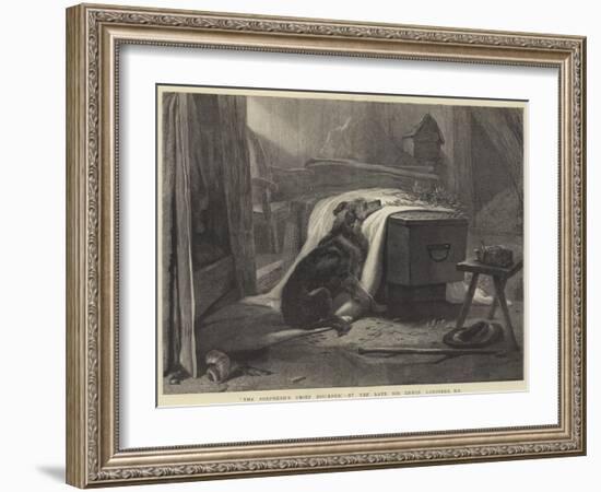 The Shepherd's Chief Mourner-Edwin Landseer-Framed Giclee Print