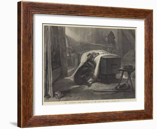 The Shepherd's Chief Mourner-Edwin Landseer-Framed Giclee Print