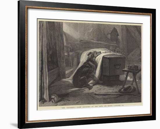 The Shepherd's Chief Mourner-Edwin Landseer-Framed Giclee Print