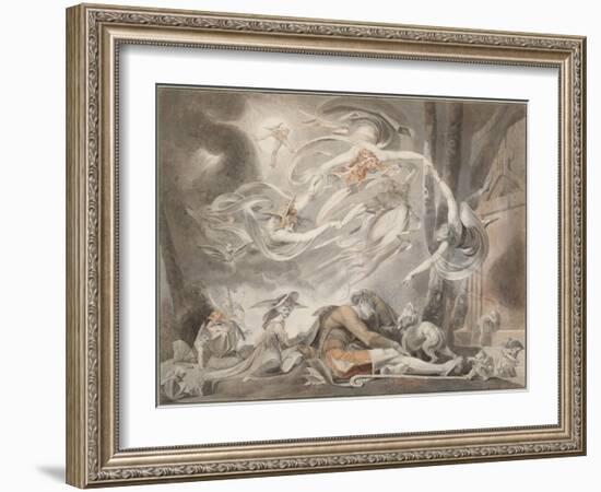 The Shepherd's Dream, 1786-Johann Heinrich Fussli-Framed Giclee Print