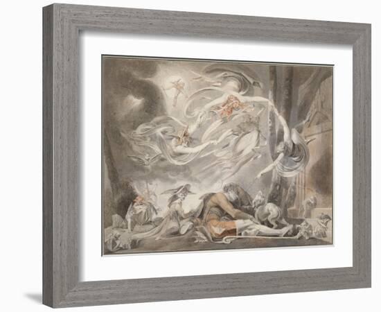 The Shepherd's Dream, 1786-Johann Heinrich Fussli-Framed Giclee Print