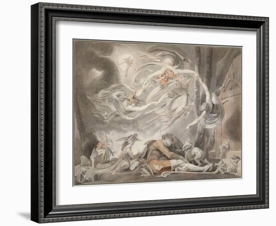 The Shepherd's Dream, 1786-Johann Heinrich Fussli-Framed Giclee Print