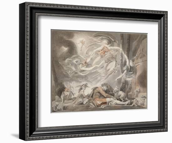The Shepherd's Dream, 1786-Johann Heinrich Fussli-Framed Giclee Print