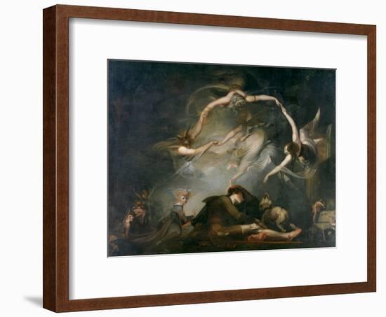 The Shepherd's Dream, from Paradise Lost, 1793-Henry Fuseli-Framed Giclee Print