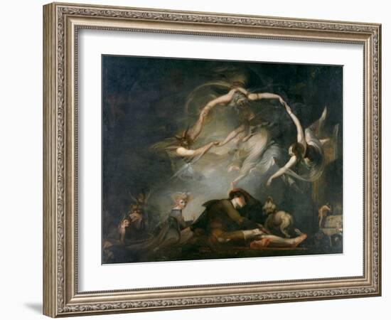 The Shepherd's Dream, from Paradise Lost, 1793-Henry Fuseli-Framed Giclee Print