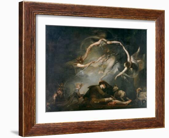 The Shepherd's Dream, from Paradise Lost, 1793-Henry Fuseli-Framed Giclee Print