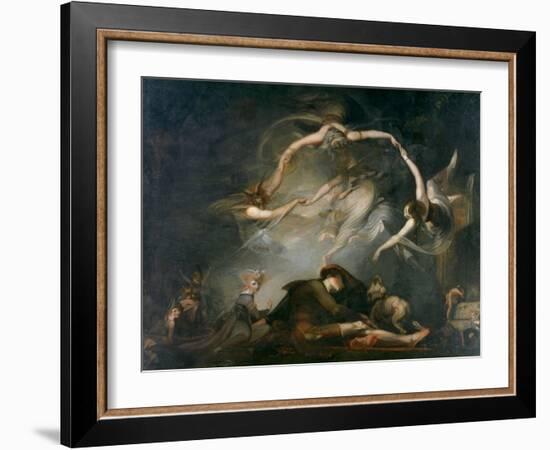 The Shepherd's Dream, from Paradise Lost, 1793-Henry Fuseli-Framed Giclee Print