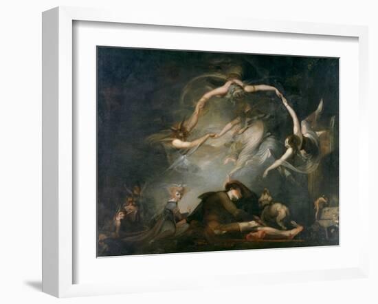 The Shepherd's Dream, from Paradise Lost, 1793-Henry Fuseli-Framed Giclee Print