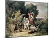 The Shepherd's Family, 1837-Ludwig Richter-Mounted Giclee Print