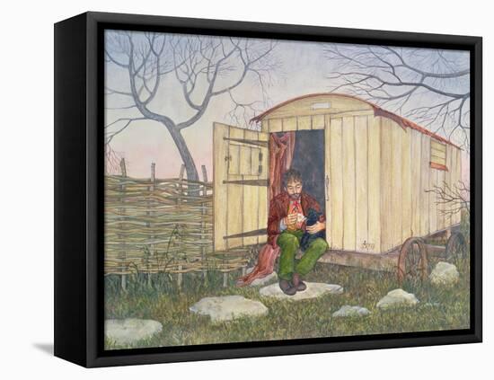 The Shepherd's Hut, from 'Far from the Madding Crowd', by Thomas Hardy-Ditz-Framed Premier Image Canvas