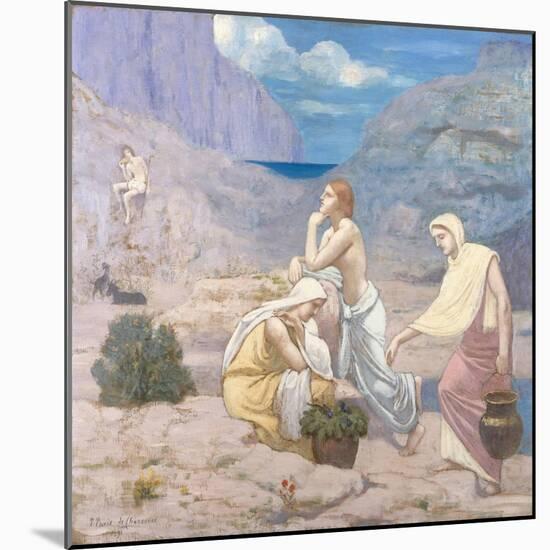 The Shepherd's Song, 1891-Pierre Puvis de Chavannes-Mounted Giclee Print