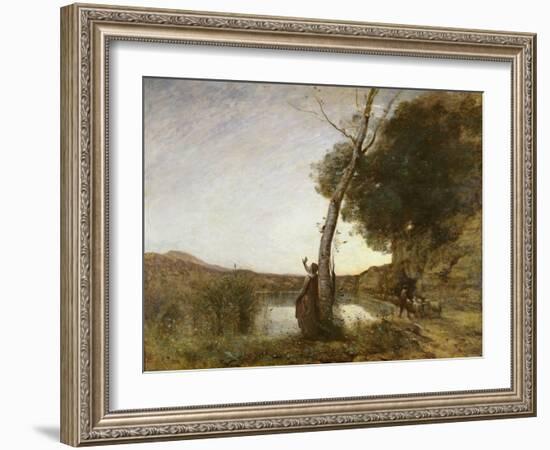 The Shepherd's Star, 1864-Jean-Baptiste-Camille Corot-Framed Giclee Print