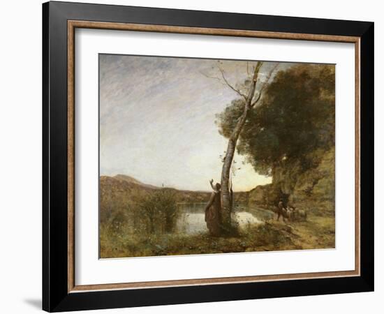 The Shepherd's Star, 1864-Jean-Baptiste-Camille Corot-Framed Giclee Print