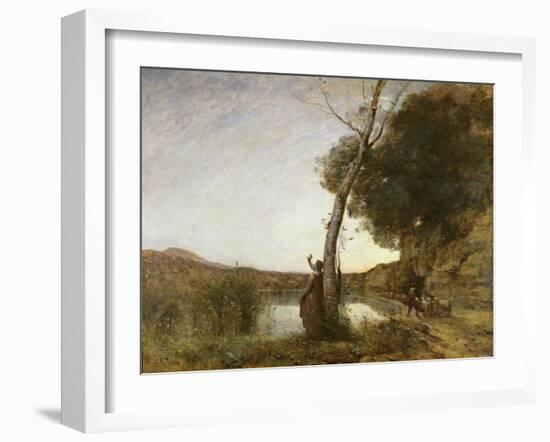 The Shepherd's Star, 1864-Jean-Baptiste-Camille Corot-Framed Giclee Print