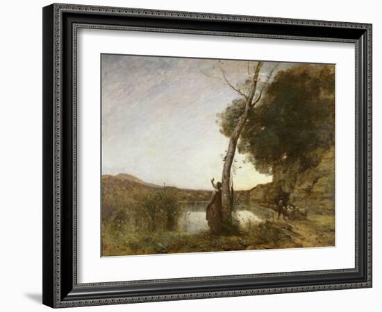 The Shepherd's Star, 1864-Jean-Baptiste-Camille Corot-Framed Giclee Print