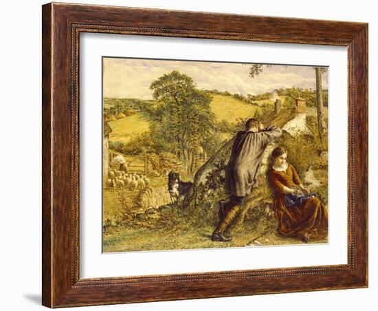 The Shepherd's Suit Rejected, 1867-William Vandyke Patten-Framed Giclee Print