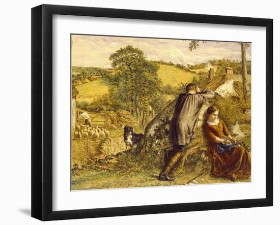 The Shepherd's Suit Rejected, 1867-William Vandyke Patten-Framed Giclee Print