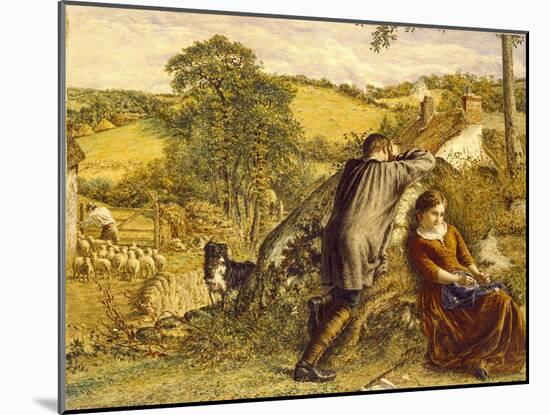 The Shepherd's Suit Rejected, 1867-William Vandyke Patten-Mounted Giclee Print