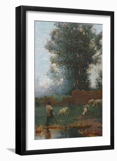 The Shepherd-Charles Wellington Furse-Framed Giclee Print