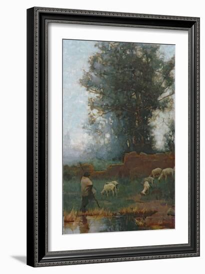 The Shepherd-Charles Wellington Furse-Framed Giclee Print