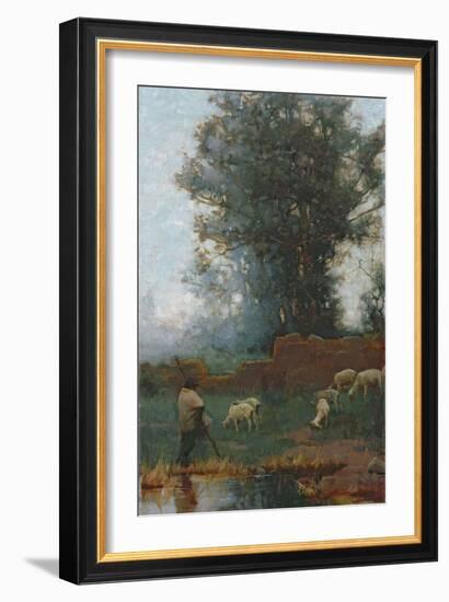 The Shepherd-Charles Wellington Furse-Framed Giclee Print