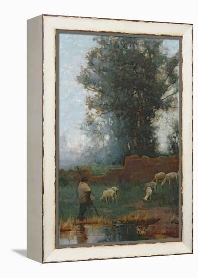 The Shepherd-Charles Wellington Furse-Framed Premier Image Canvas