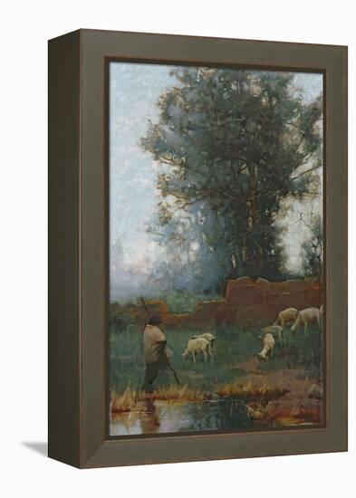 The Shepherd-Charles Wellington Furse-Framed Premier Image Canvas