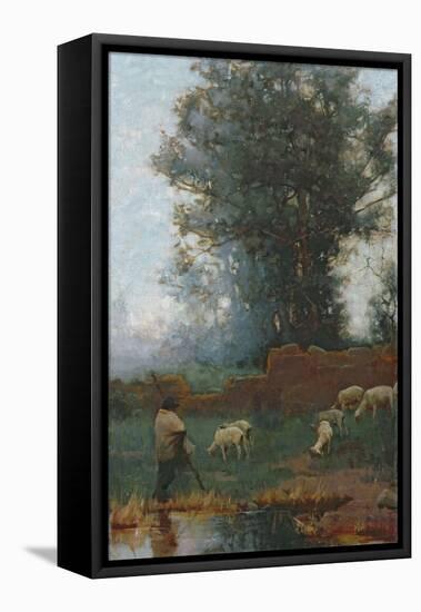 The Shepherd-Charles Wellington Furse-Framed Premier Image Canvas