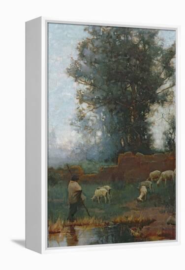 The Shepherd-Charles Wellington Furse-Framed Premier Image Canvas