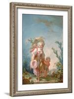 The Shepherdess, 1748-52-Jean-Honore Fragonard-Framed Giclee Print