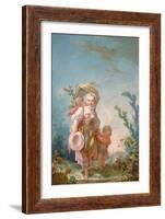 The Shepherdess, 1748-52-Jean-Honore Fragonard-Framed Giclee Print