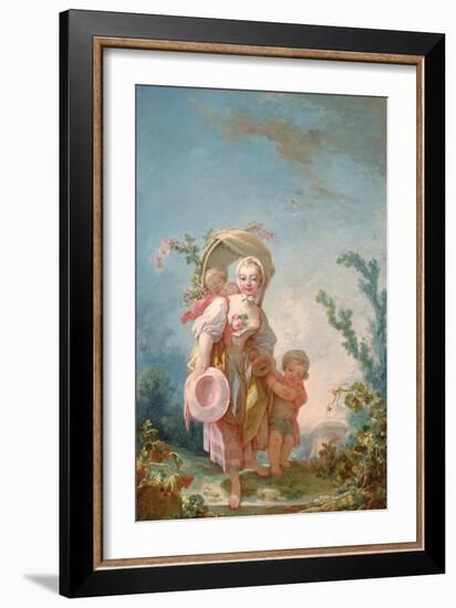 The Shepherdess, 1748-52-Jean-Honore Fragonard-Framed Giclee Print