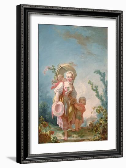 The Shepherdess, 1748-52-Jean-Honore Fragonard-Framed Giclee Print